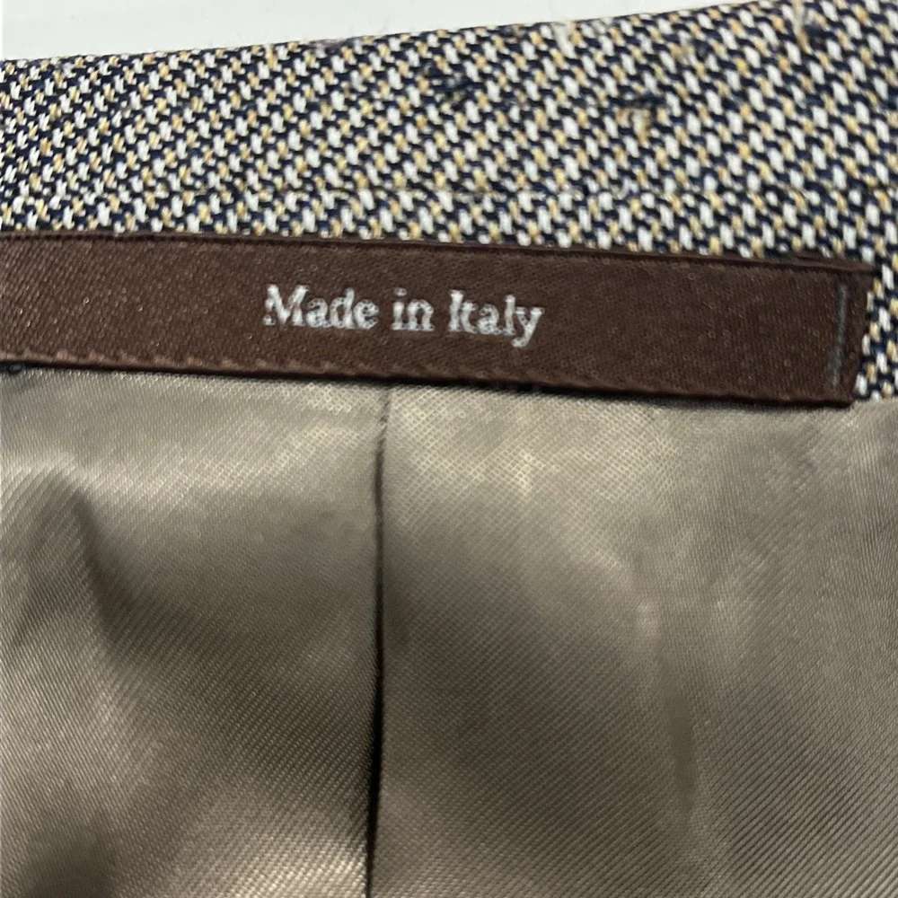Ermenegildo Zegna 100% Wool Fine Italian Weave Side Vented Sport Coat Blazer 40‎